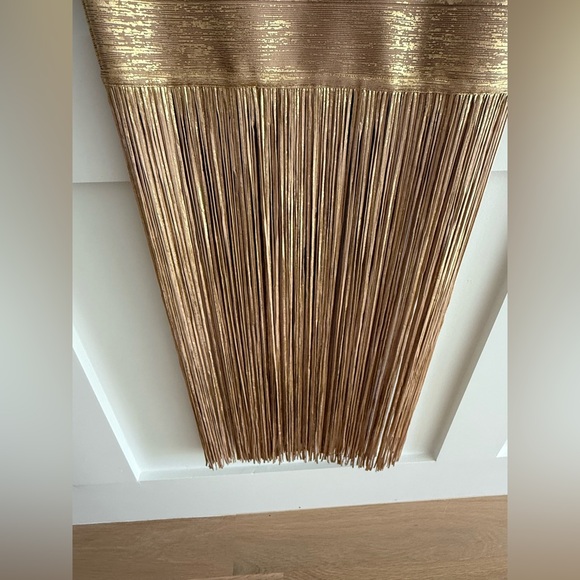 Herve Leger Gold Dress - size medium, gorgeous - Picture 6 of 14